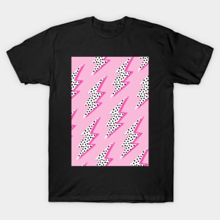 Pink lightning bolt T-Shirt